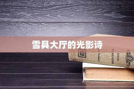 雪具大厅的光影诗