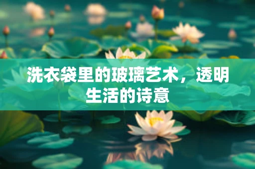 洗衣袋里的玻璃艺术，透明生活的诗意