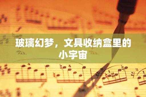 玻璃幻梦，文具收纳盒里的小宇宙