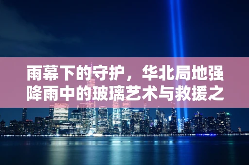 雨幕下的守护，华北局地强降雨中的玻璃艺术与救援之光