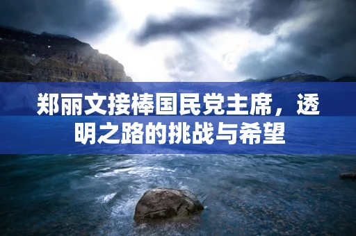 郑丽文接棒国民党主席，透明之路的挑战与希望