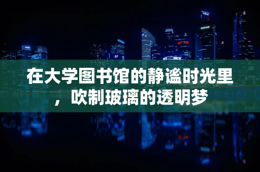 在大学图书馆的静谧时光里，吹制玻璃的透明梦