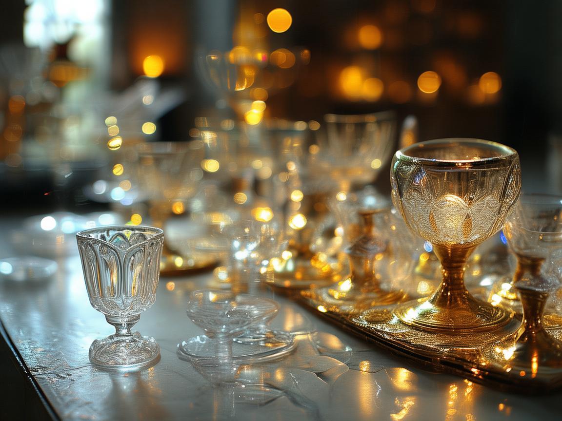 玻璃之韵与生活的微光,金饰清洗的透明艺术