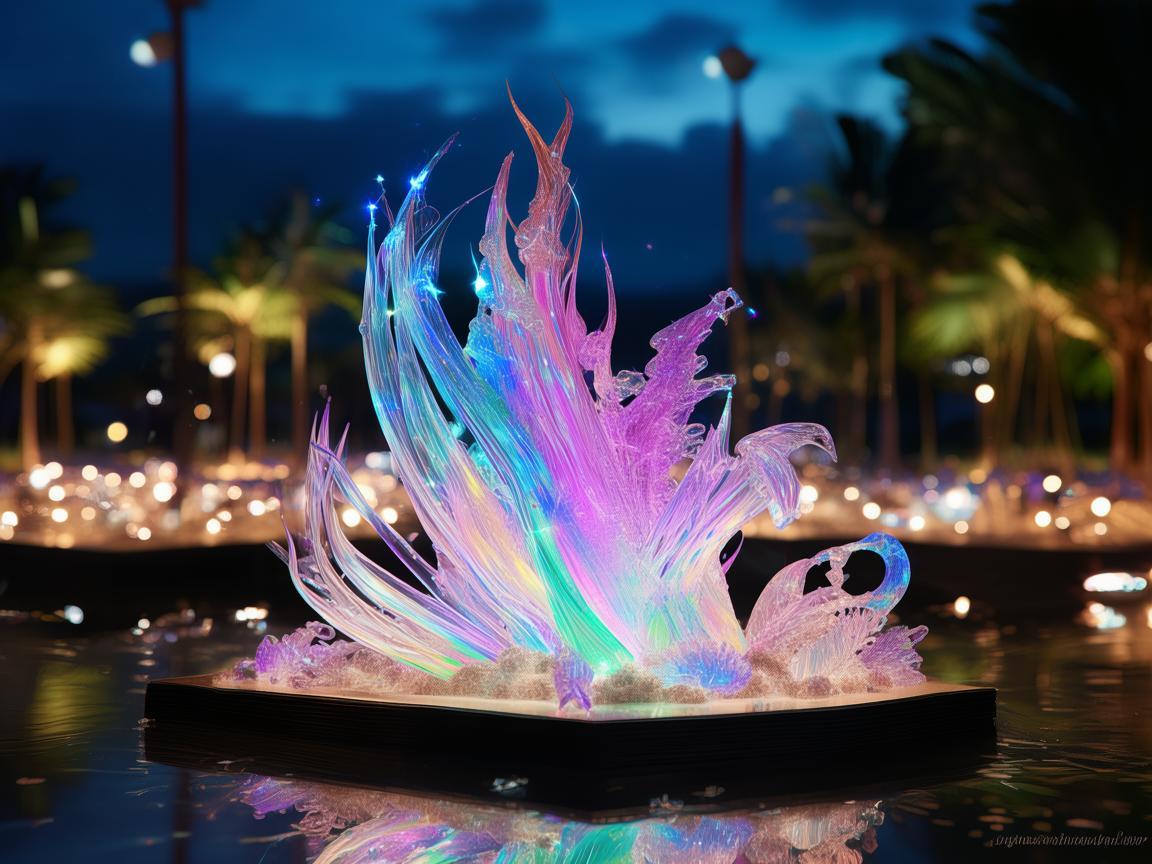 冲绳之光，玻璃艺术家的请愿之舞