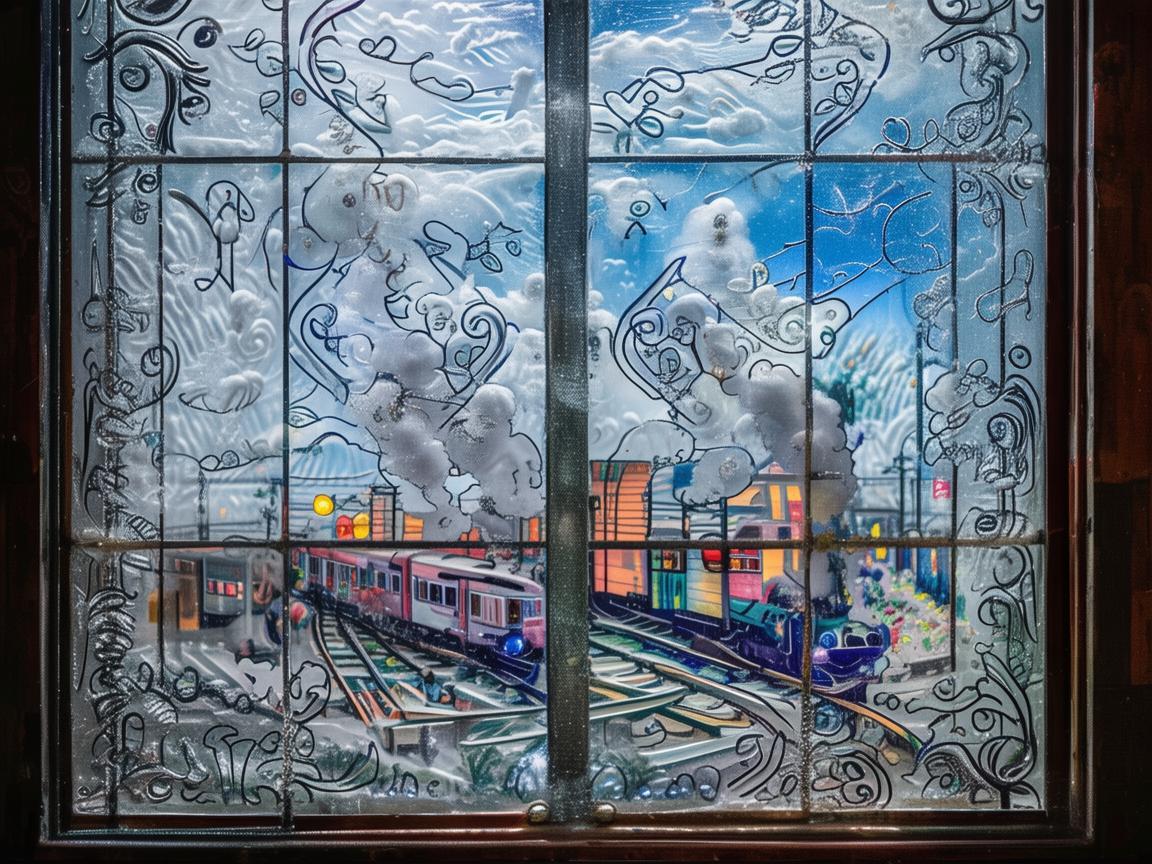 春运之窗,玻璃艺术家的铁路情缘 春运之窗,玻璃艺术家的铁路情缘